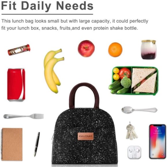 Lunch Bag for Women Men Insulated Lunch Box for Adult Reusable Lunch Tote bag - Picture 2 of 6